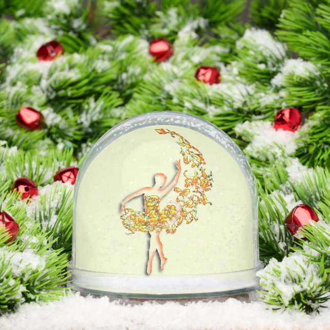 Golden Ballerina Snowglobe (Christmas)