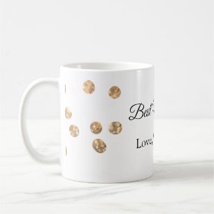 Golden balls glitter best mum ever add name mother coffee mug