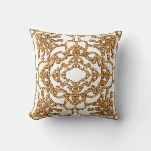Golden Baroque: Luxurious Ornament Design. Cushion