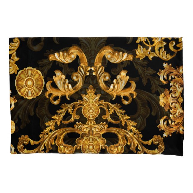 Golden Baroque, Ornamental Elements. Pillowcase (Front)