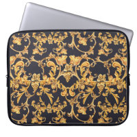Golden Baroque, Scroll Leaves Pattern.