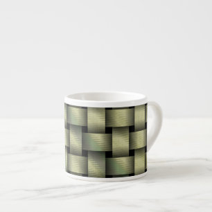 Golden Basket Weave Espresso Cup