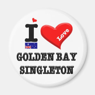 GOLDEN BAY-SINGLETON - I Love Magnet