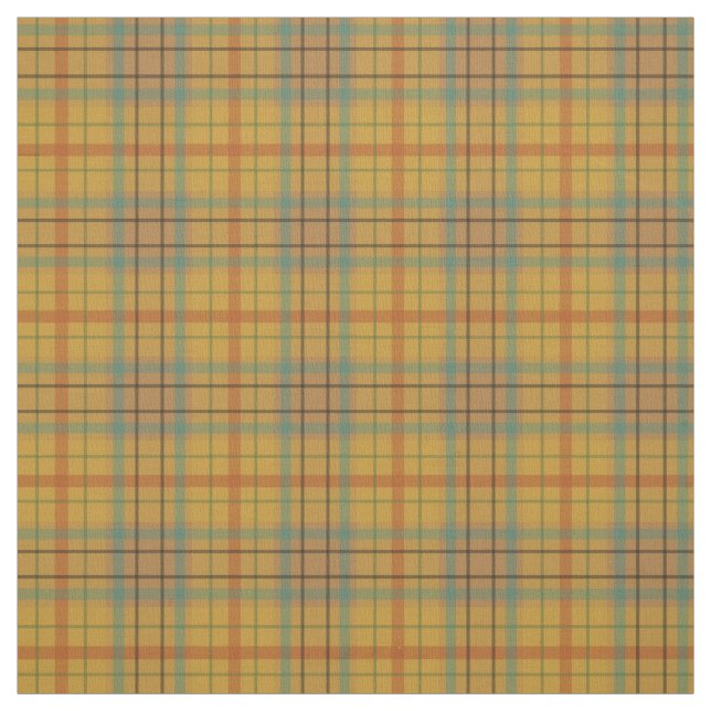 Golden Beauty | Fall Colours Plaid Fabric (Swatch)