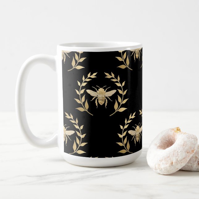 Golden Bee Coffee Mug (With Donut)