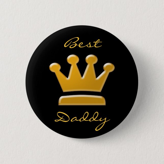 Golden Best Daddy Button (Front)