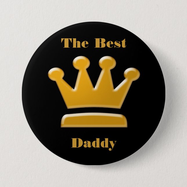 Golden Best Daddy Button (Front)