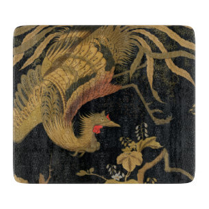 Golden Bird Japanese Classic Antique Cutting Board