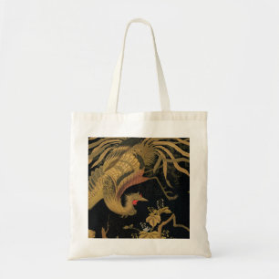 Golden Bird Japanese Classic Antique Tote Bag