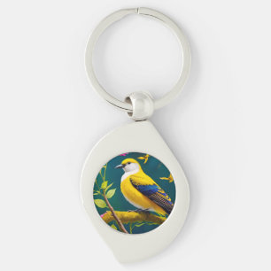 Golden Bird Key Ring