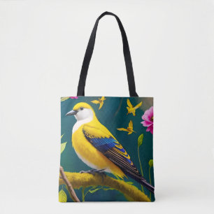 Golden Bird Tote Bag