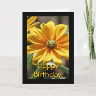 Golden Birthday Card