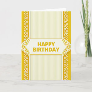 Golden Birthday Pattern Card