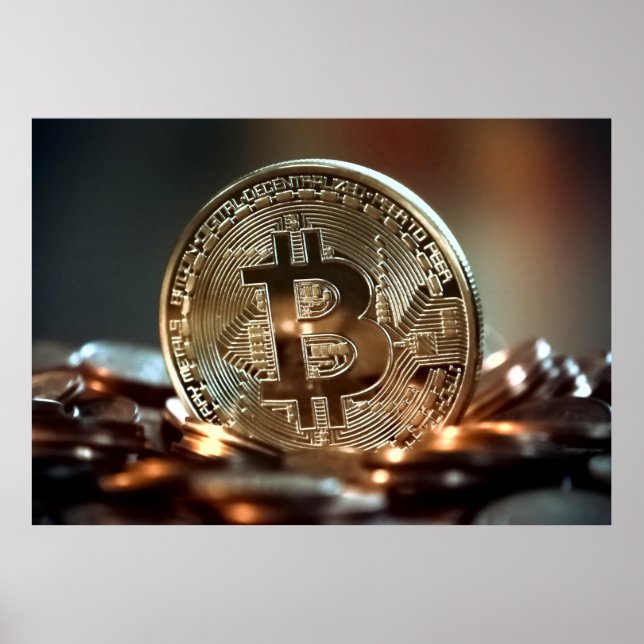 GOLDEN BITCOIN POSTER (Front)