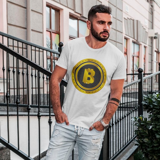 Golden Bitcoin T-Shirt (Creator Uploaded)