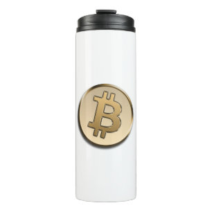 Golden Bitcoin Thermal Tumbler