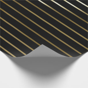 golden black gift paper