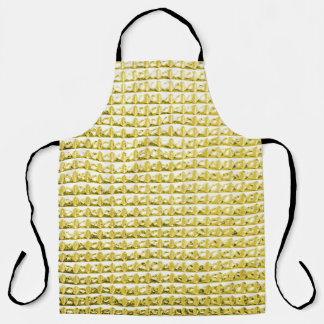 Golden black glass: luxurious surface. apron