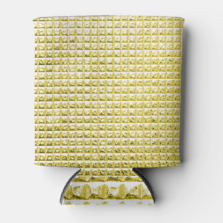 Golden black glass: luxurious surface. can cooler