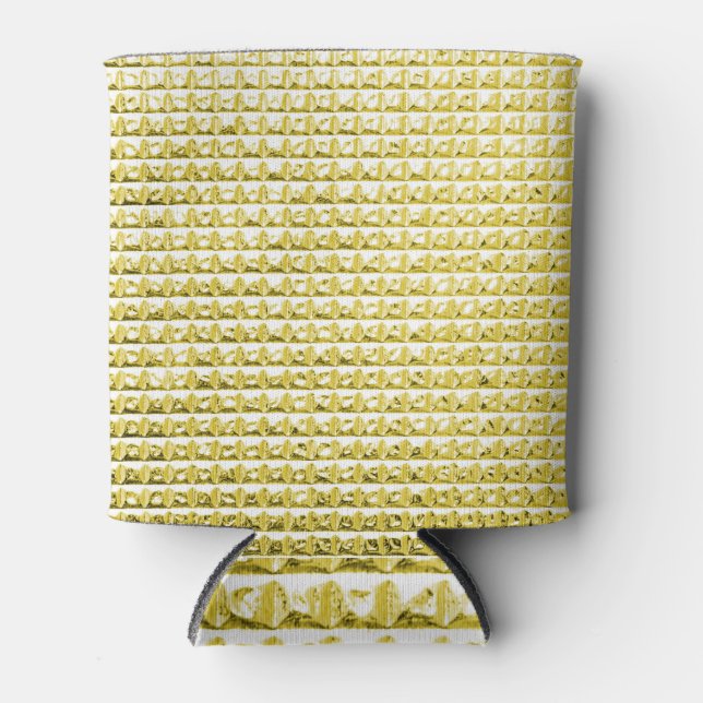 Golden black glass: luxurious surface. can cooler (Front)