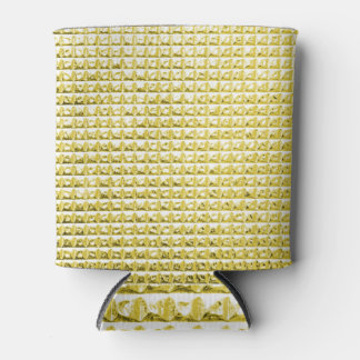 Golden black glass: luxurious surface. can cooler