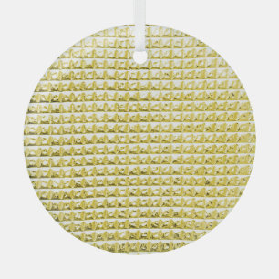 Golden black glass: luxurious surface. glass tree decoration