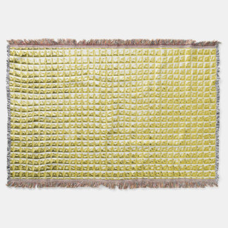 Golden black glass: luxurious surface. throw blanket