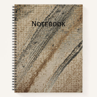 Golden Black Snake Skin Pillow, Luxury,  Notebook