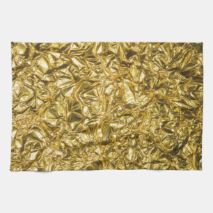 Golden Bling Tea Towel