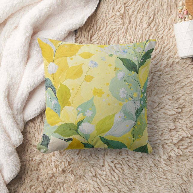 Golden Bloom Cushion (Blanket)