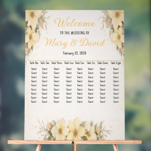 Golden Bloom Seating Chart
