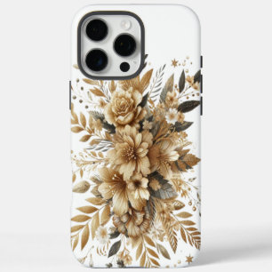 golden blooms iPhone 16 pro max case