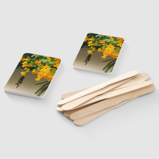 Golden Blossom Beauty Hand Fan