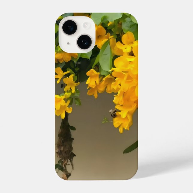 Golden Blossom Beauty iPhone Case (Back)