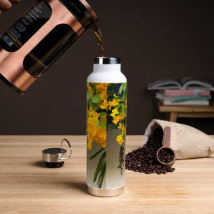 Golden Blossom Beauty Water Bottle