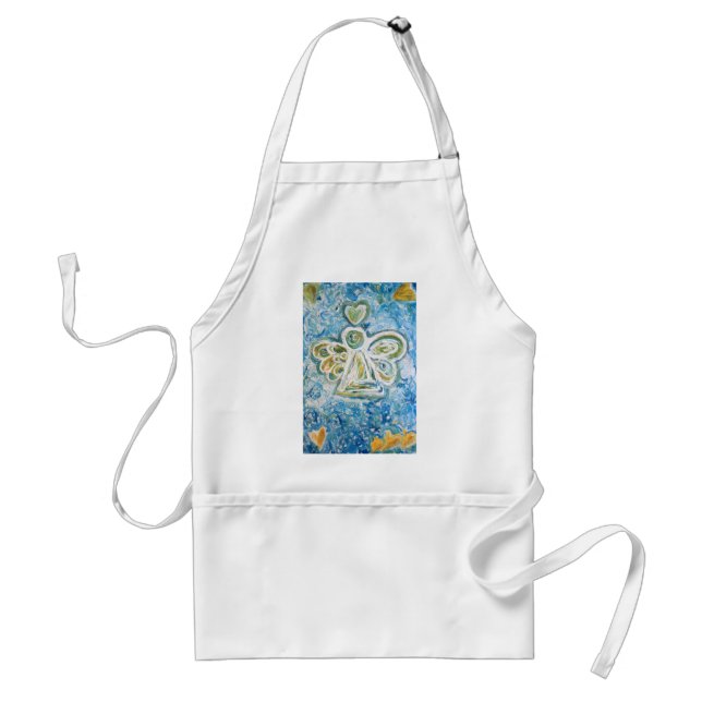 Golden Blue Angel Apron (Front)