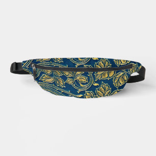 Golden Blue Elegance Bum Bags