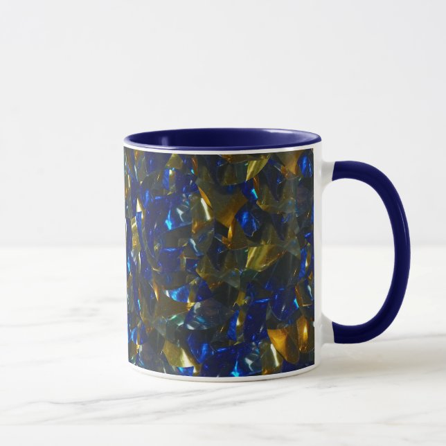 Golden Blue Mug (Right)