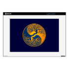 Golden BlueTree of Life Yin Yang
