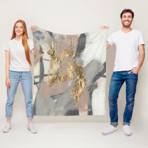 Golden Blush Fleece Blanket