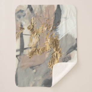 Golden Blush Sherpa Blanket
