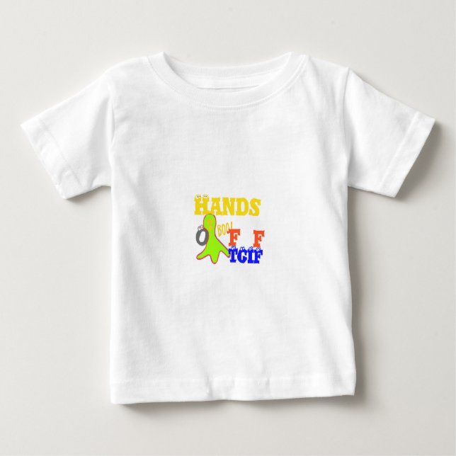 Golden Boo! Girly TGIF Thanks God Its Friday Hakun Baby T-Shirt (Front)