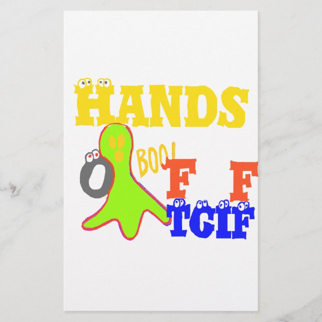 Golden Boo! Girly TGIF Thanks God Its Friday Hakun Stationery (Front)