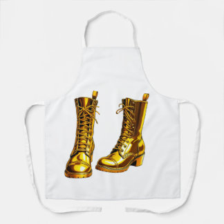 Golden Boots Apron