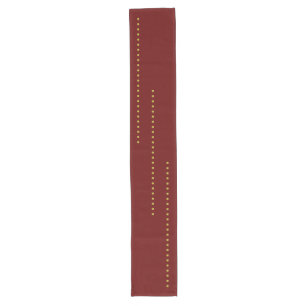 Golden Border - Dots + your backgr. colour & ideas Long Table Runner