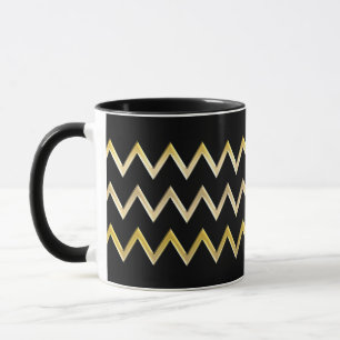 Golden Border - zigzag + your back & ideas Mug
