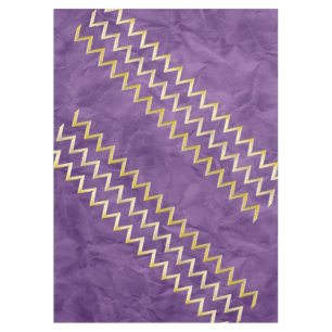 Golden Border - zigzag + your back & text Tablecloth