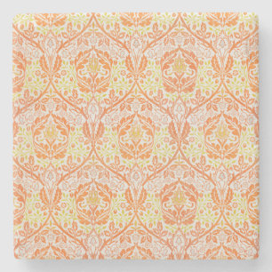 Golden Bough Pattern (by William Morris) Stone Coaster