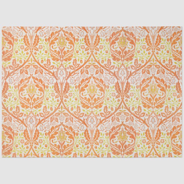 Golden Bough Pattern (by William Morris) Tissue Paper (Front)