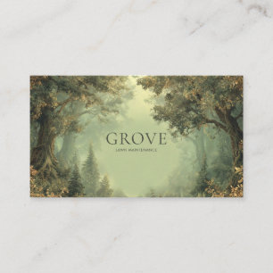 Golden Bough Vintage Forest Business Card